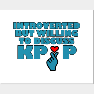 Willing to Discuss Kpop Heart Posters and Art